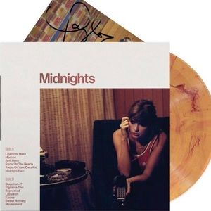 SIGNED Taylor Swift Midnights Blood Moon Edition Vinyl limited edition unopened